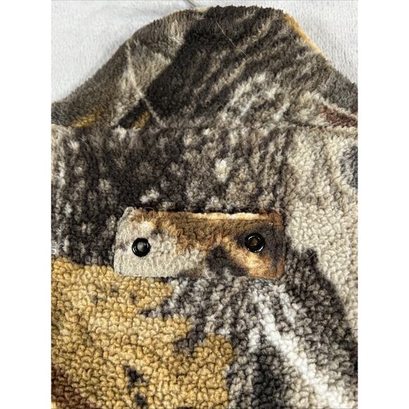 ROG Renegade Outdoor Gear Full Zip Jacket Mens Large Camo Windstopper Fleece - Picture 7 of 13